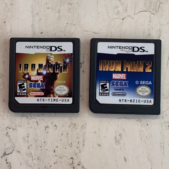 Iron Man Nintendo DS Game & Iron Man 2 DS Games Marvel Lot Of 2 Superheroes - Picture 2 of 12